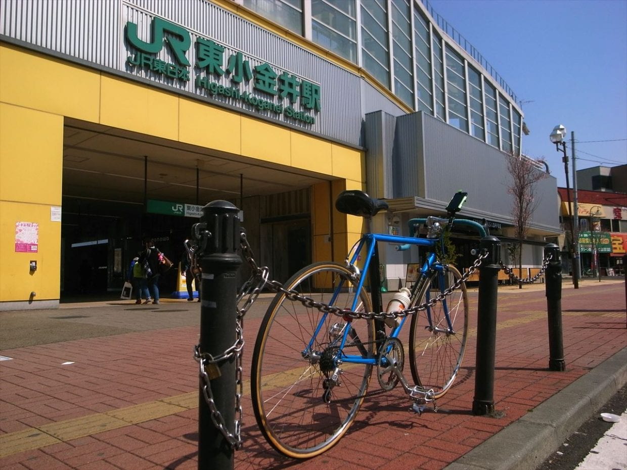 東小金井駅前を出発!