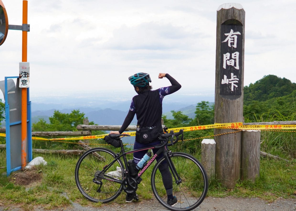序盤は10%を下回らない…ヘビー級の有間峠も登りきれました。