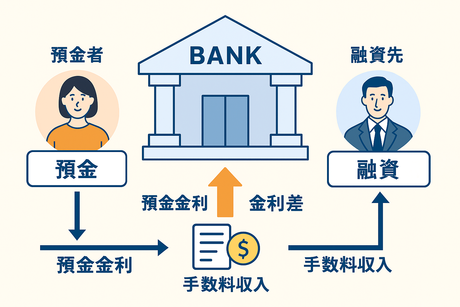 銀行業界ビジネスモデル