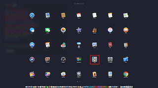 DockからLaunchpad＞「その他」をクリック