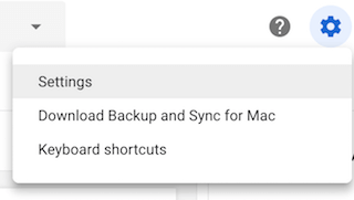 Google Driveの設定