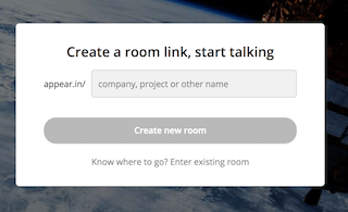 appear.inのトップページ