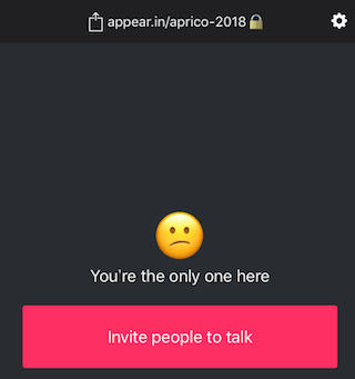 appear.inをiPhoneアプリで利用