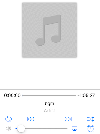 GDriveの音楽プレイヤー