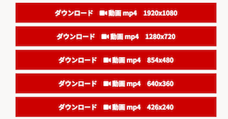 動画簡単ダウンロードのダウンロードのファイル形式の選択