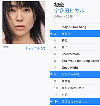 プレイリストに曲を追加