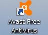 デスクトップのavastアイコン