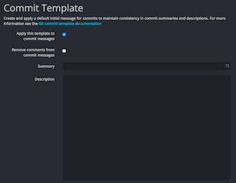 GitKrakenのコミットのテンプレート機能