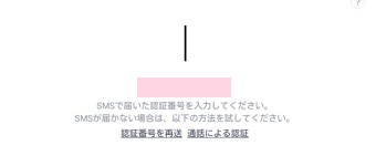 LINEアプリに戻り、暗証番号を入力