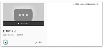 作ったばかりの再生リスト