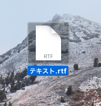 Macのファイルアイコン