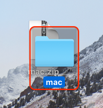 Macのフォルダアイコン（zip展開後）