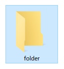 ドライブのどこでもいいのでフォルダを作成