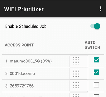 位置情報を許可した後の画面