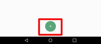 アプリを起動させたら一番下の+をタップ