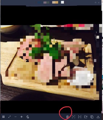 LINEのアルバムの「ゴミ箱」マークの表示