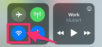 「Wi-Fiマーク」をタップ