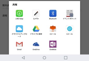 送信方法を選択