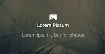 Lorem Picsumの公式サイト