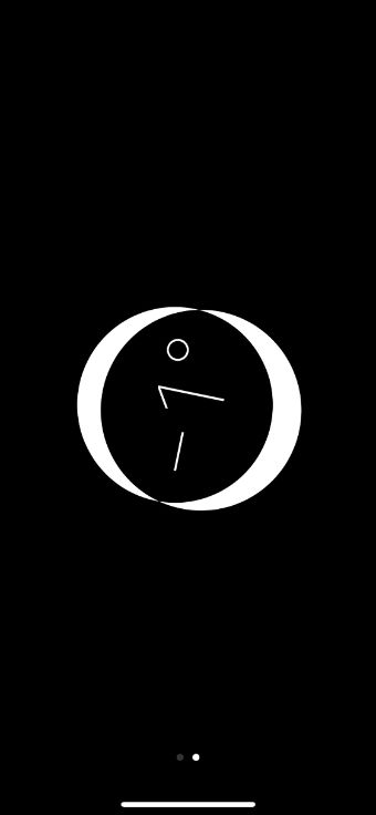 コンパスアプリの水準器