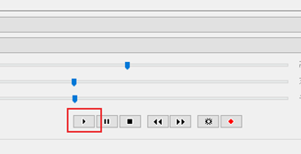 読み上げさせたいテキストを入力してからウィンドウ下の再生ボタン押すことで音声が再生