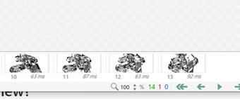 末尾にある無駄なフレーム