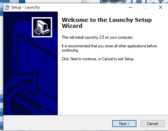 インストールウィザード