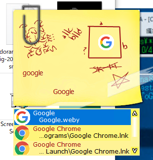 Launchyの見た目を変更した例