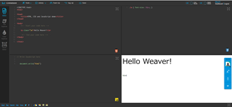トップページにアクセスしたら表示されるエディタ