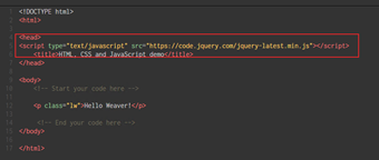 HTMLエディタにJavaScriptファイルを読み込むコードが追加