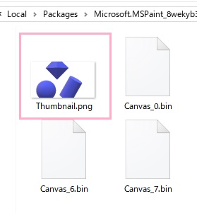フォルダ内の「Thumbnail.png」ファイル