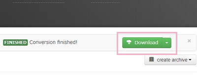 ファイルリストの右側に「Download」ボタンが表示