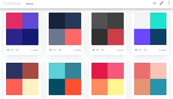ColorDrop.ioは4色の配色を提案