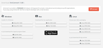 各OSごとに32bit・64bitのインストーラー・スタンドアロンのzipが用意