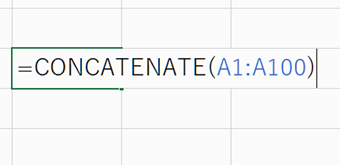 CONCATENATE関数