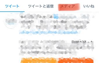 Twitterの公式アプリのユーザーページ