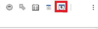 「今日の予定 in Google Calendar」のアイコンをクリックして予定を表示