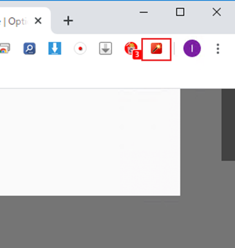 ブラウザ上部メニューの「Magic Actions for YouTube」アイコンをクリック