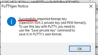 「Successfully」と表示