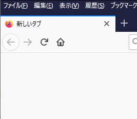 Firefoxのタイトルバー