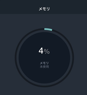 「節電バッテリーマニア」のメモリの内訳