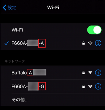 5.0GHz帯のアクセスポイント