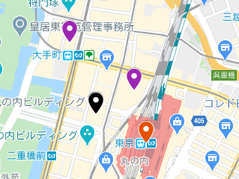 ピンの色が変更された画面