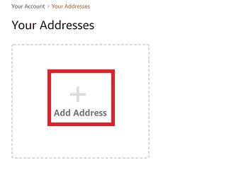 「Add Address」をクリック