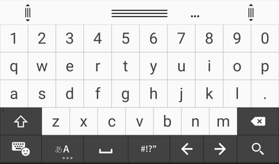 Androidのキーボード