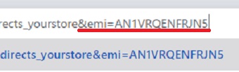 URLに「&emi=AN1VRQENFRJN5」を入力する