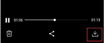 Keepに保存またはダウンロードアイコンをタップしてiPhoneに保存