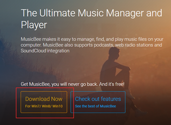オレンジ色のボタン[Download Now]をクリック