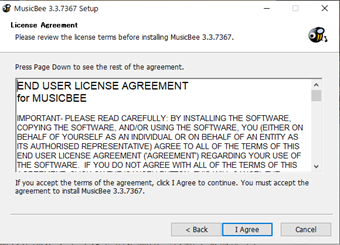利用規約の[I Agree]をクリック
