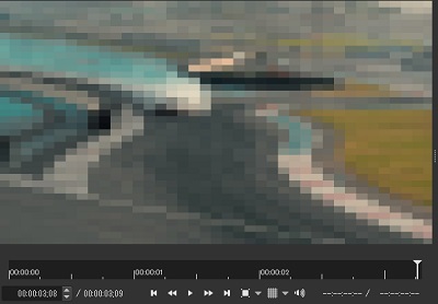 「再生ヘッドで分割する」ボタンで動画を分割→動画ごとにエフェクト設定を行う